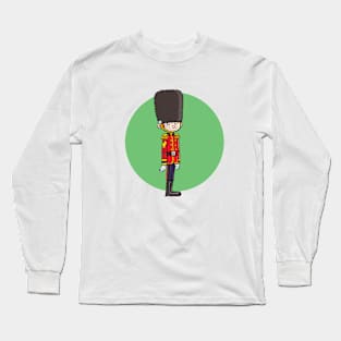 Guard of Buckingham Palace in London Long Sleeve T-Shirt